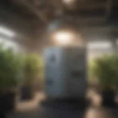 Efficient Air Scrubber in a Controlled Environment Efficient air scrubber in a grow room