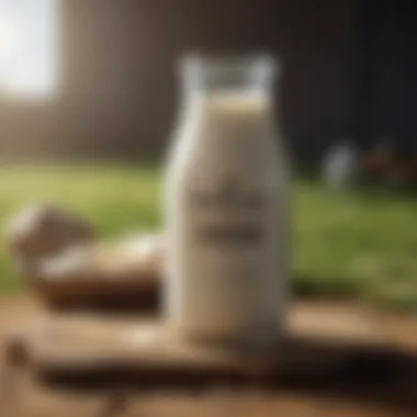 Nutritional infographic highlighting the benefits of pasture-raised milk