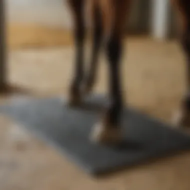 Durability of rubber mats in equestrian settings