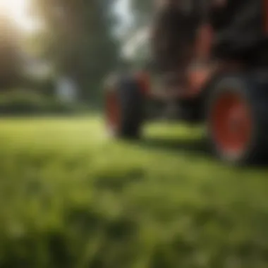 Effective Lawn Aeration Techniques Aeration techniques in action