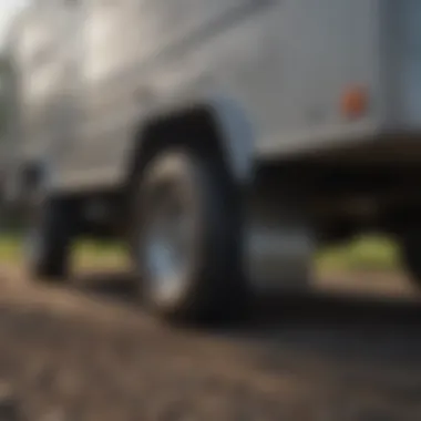 Essential Maintenance for Trailer Covers Maintenance equipment nearby a trailer cover, emphasizing upkeep importance