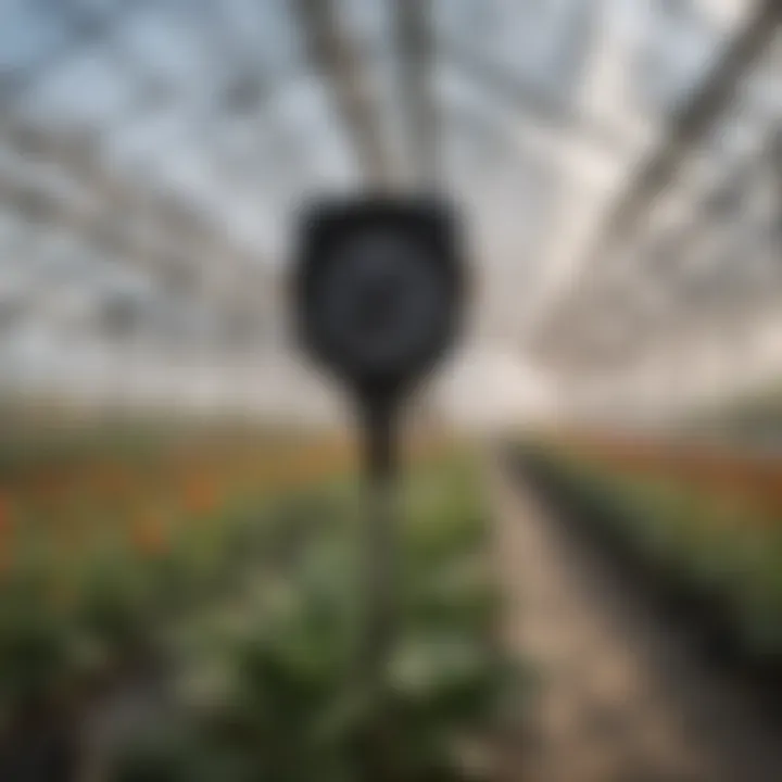 Installation of Trolmaster sensors in a greenhouse setting