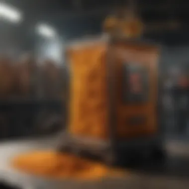Modern Equipment for Extracting Turmeric Oil Modern equipment used in turmeric oil extraction.