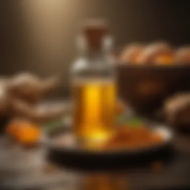 Health and Wellness Benefits of Turmeric Oil Turmeric oil in health and wellness applications.