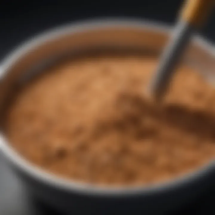 A close-up of Tylan soluble powder in a measuring scoop