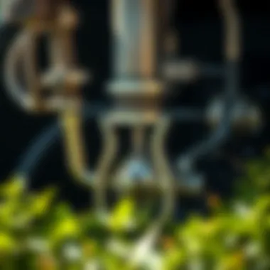 Detailed view of Agri Fab leaf vacuum components