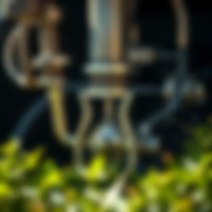 Detailed view of Agri Fab leaf vacuum components