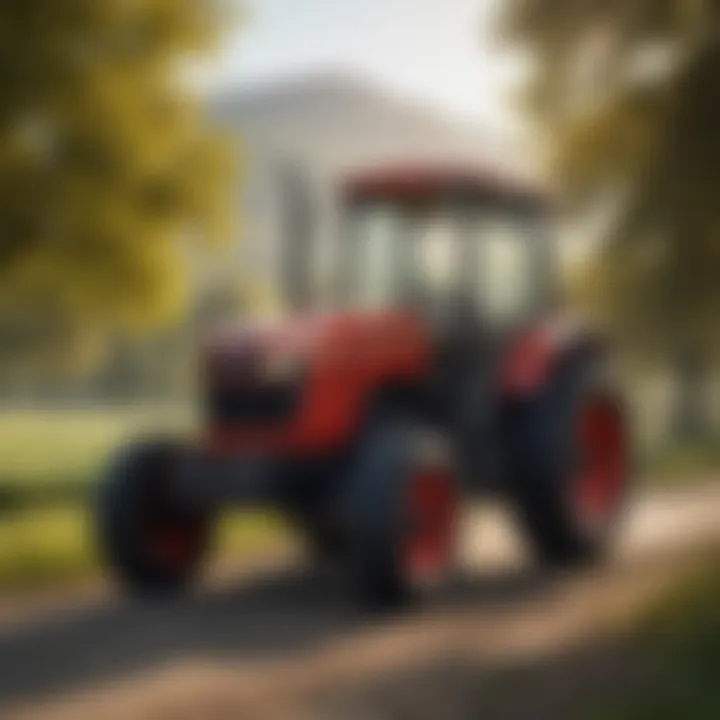 A graphical representation of tractor rental costs