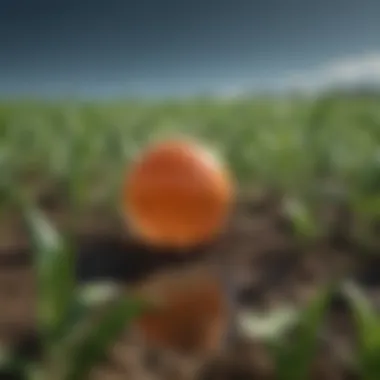 Impact of Aqua Sensors on Crop Yield Graph showing the impact of aqua sensors on crop yield