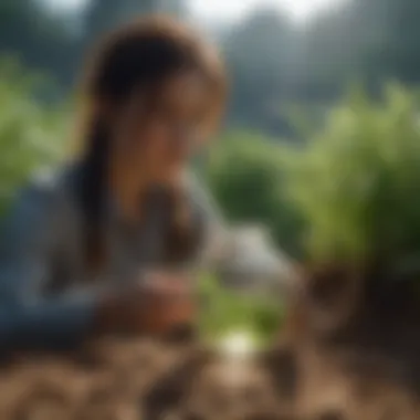 A visual representation of sustainable practices influenced by biotechnology.