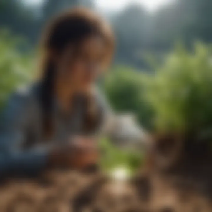 A visual representation of sustainable practices influenced by biotechnology.