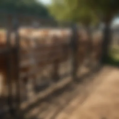 Visual representation of optimal gate sizes for different livestock types