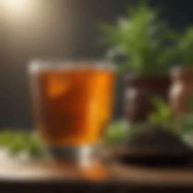 Health Benefits of Crop Tea The health benefits of drinking crop tea displayed visually