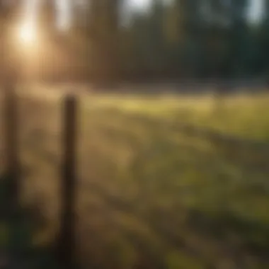 Comparison of different materials used in deer fencing