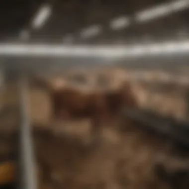 Optimal Conditions for Livestock Livestock in a well-regulated environment with temperature sensors