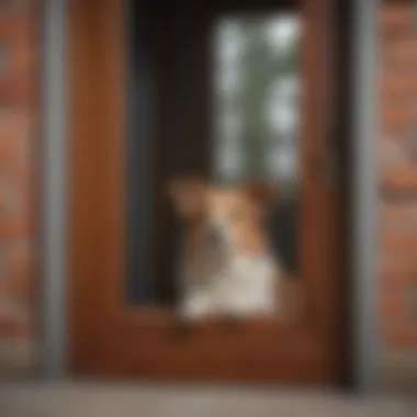 Materials commonly used in dog doors