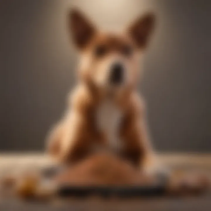 An informative chart outlining common dog food allergies and sensitivities.