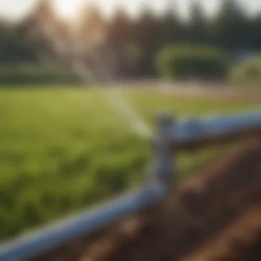 Irrigation Emitter Functionality Detailed diagram of an irrigation emitter