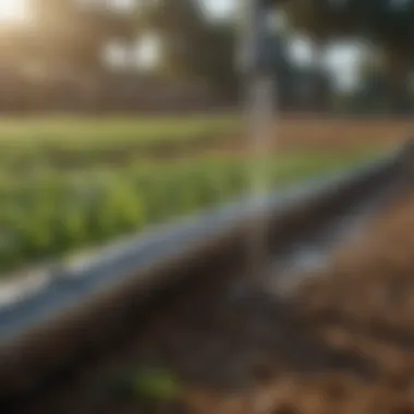 Filtration in Dripping Irrigation Illustration of filtration components in irrigation