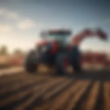 Modern Agricultural Machinery Modern agricultural machinery in action