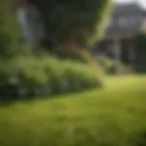 Lush green estate lawn showcasing premium care techniques