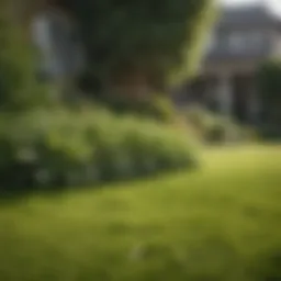 Lush green estate lawn showcasing premium care techniques