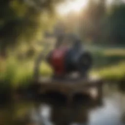 A diverse selection of farm pond pumps showcasing various types and designs.