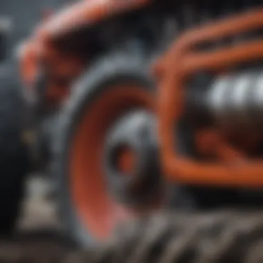 Diagram of tractor components as depicted in a manual