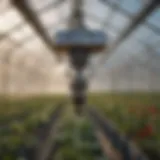 Dynamic mechanism of a greenhouse actuator in action