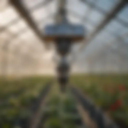 Dynamic mechanism of a greenhouse actuator in action