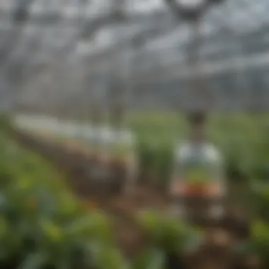 Diverse Types of Greenhouse Actuators Variety of greenhouse actuator types displayed systematically