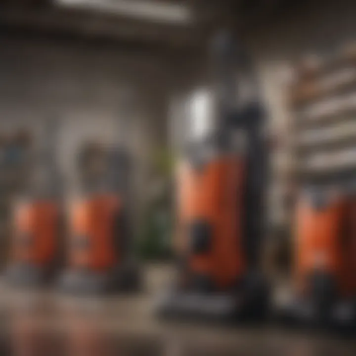 Different models of shop vacuums for various tasks