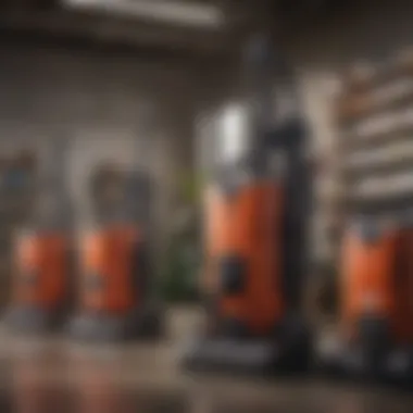 Diverse Models of Shop Vacuums for Specific Tasks Different models of shop vacuums for various tasks