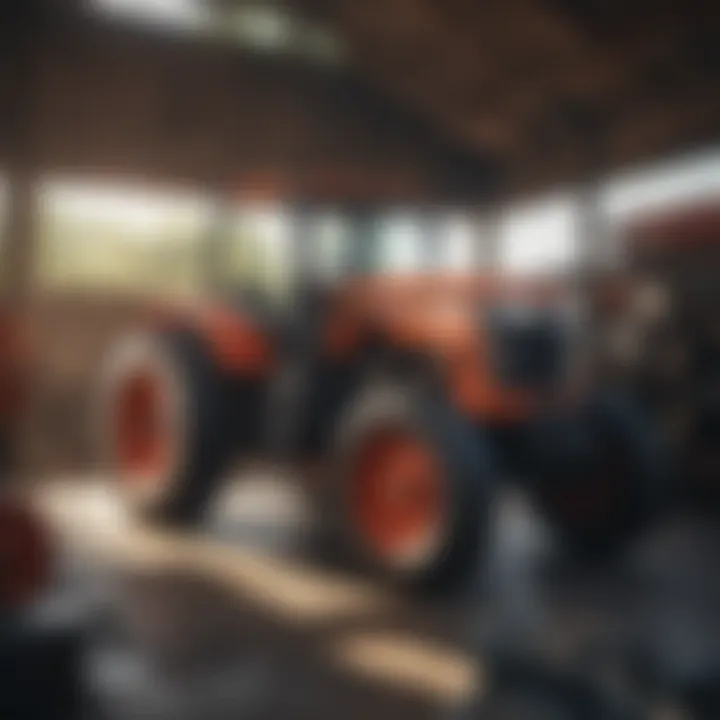 Tractor maintenance checklist with oil selection criteria