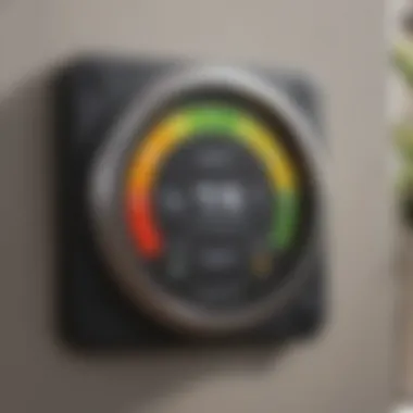 Thermostat monitoring system displaying data for crop climate control