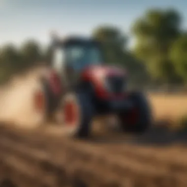 Massey Ferguson tractors in agricultural settings