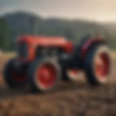 Massey Ferguson tractor lineup showcasing various sizes