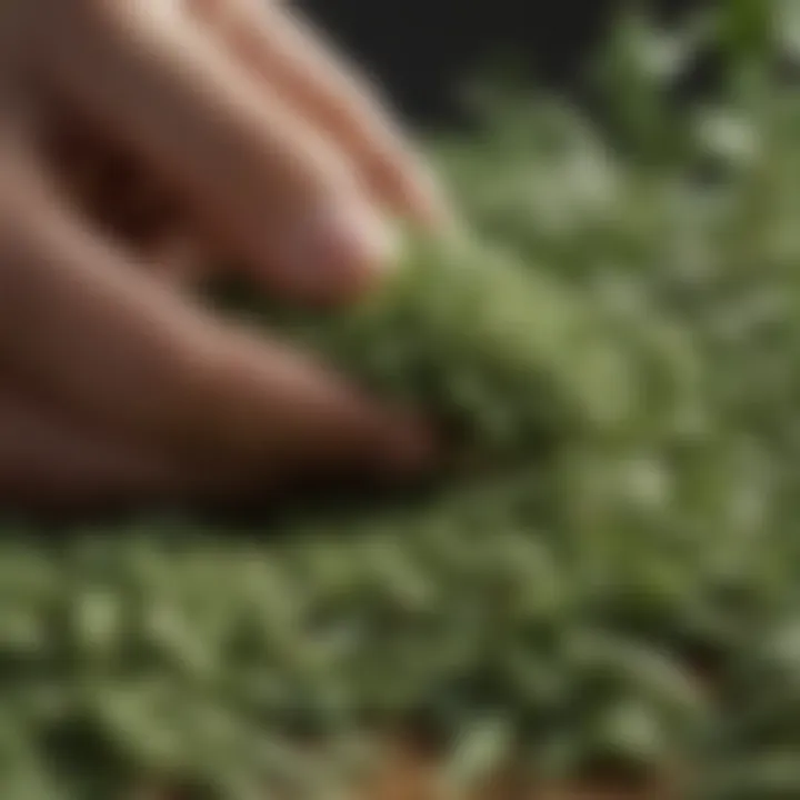 Close-up of Stine Enlist Soybeans showcasing their distinct features.