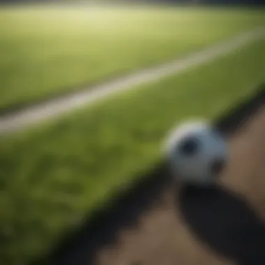 RTF Turf in Sports Field RTF turf thriving in a sports field environment