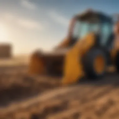 Skid Loader Bale Shredder at Work A skid loader bale shredder in action in a field, efficiently shredding bales and distributing material on farmland.