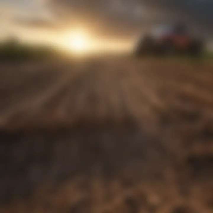 Infographic displaying soil nutrient decline over time