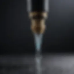 Detailed view of a spraying nozzle designed for precision and efficiency