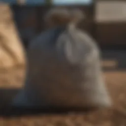 Durable stainless steel wire mesh bag showcasing its strength and versatility in agricultural settings.