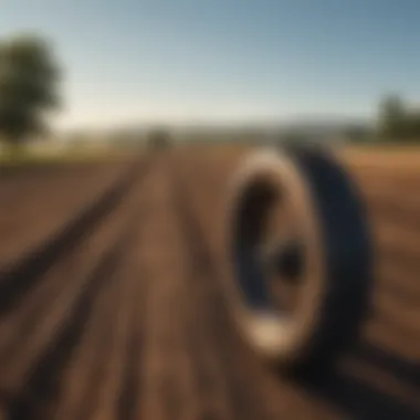 Agricultural landscape featuring blocker tie rings