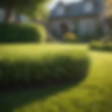 Well-Maintained Lawn A beautifully maintained lawn presenting the benefits of proper sod installation