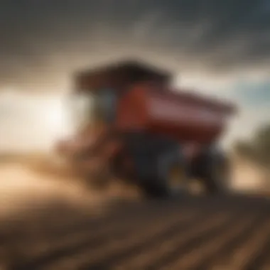 Visualization of advanced technology utilized in modern dry fertilizer hoppers