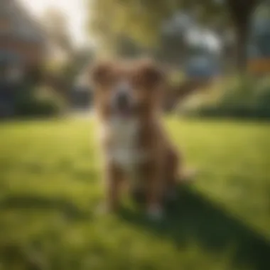 Maintaining a Healthy Lawn with Pets Healthy grass thriving alongside a dog