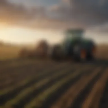 Technology in Agriculture Farmers utilizing advanced technology in the field