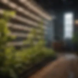 High-end LED grow light showcasing advanced features