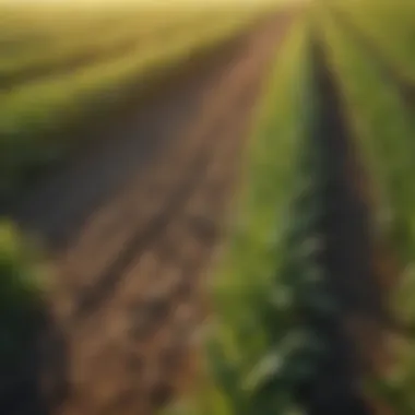 Fields of biofuel crops